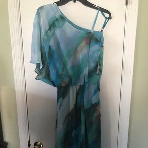 Ellen Tracy Off The Shoulder Maxi Dress